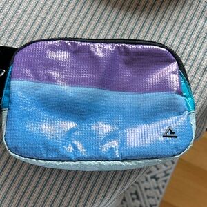 Rare form blue and purple crossbody small purse